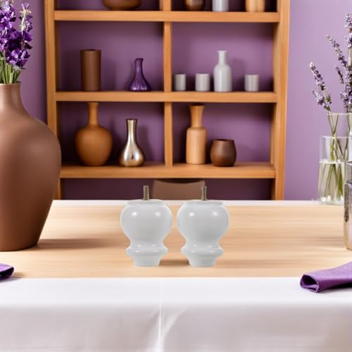 Patas de sofá de madera maciza resistente Housoutil estilo europeo 7