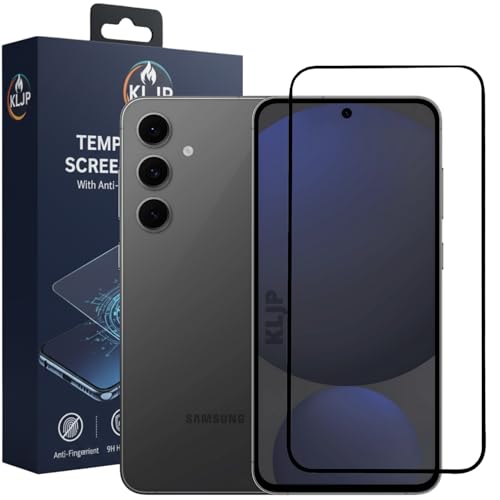 Image of Military-Grade Gorilla Tempered Glass For Samsung Galaxy S24 FE / A36 / A56 / M56 With Installation Kit | Edge to Edge Coverage | Black