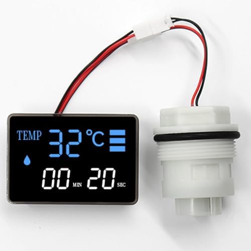 Micro Hydro Generator Shower Head With Digital Temperature Display - Self-Powered Water Flow Energy Device, Eco-Friendly Bathroom Accessory(BJL2629) image 4