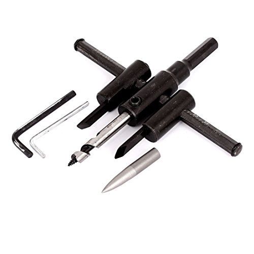 Aexit Fresa per circolari regolabile con diametro da 40 mm a 120 mm con punta esagonale ID: 978678