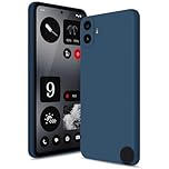 Btstring Case for Nothing CMF Phone 1, Soft Silicone Case with Upgraded Camera Protection, Shockproof Slim Case Cover with Anti-Scratch Microfiber Lining, Blue