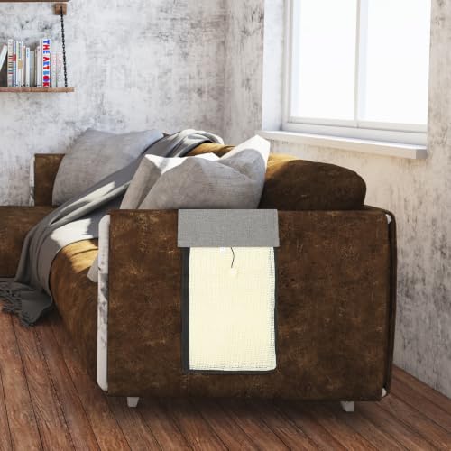 Rascador para gatos de sisal duradero y protector de sofá para mascotas 7