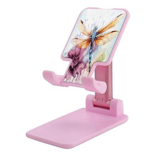 Support téléphone libellule pliable pour aquarelle et bureau iPhone
