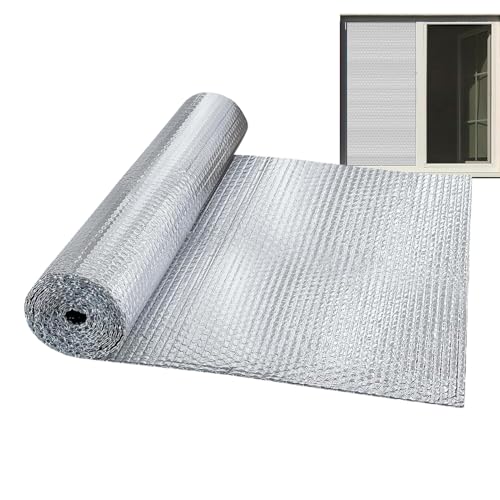 Tyinerc Aislamiento De Ventanas,Doble Cara Térmica Aislamiento Térmico,Doble Aislamiento Térmico Reflectante - Para Uso Para Autocaravana Techo Puerta De Garaje Camión
