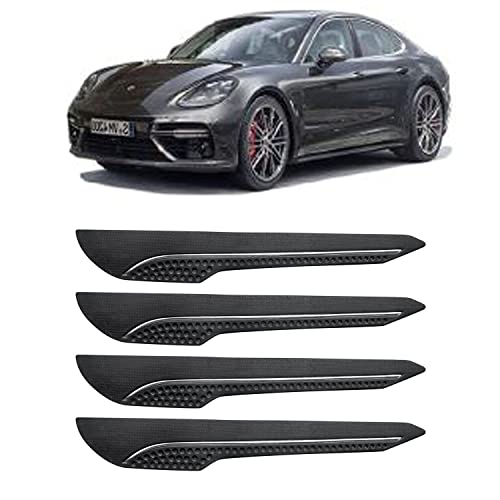 Image of AOSIS-Car Bumper Protector /Bumper Guard for Porsche Panamera with Single Chrome Stripe (4-Pcs)