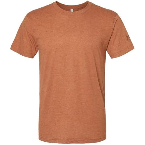 American Apparel Unisex Adult Tri-Blend Crewneck Short Sleeve Track T-Shirt (2 Pack)