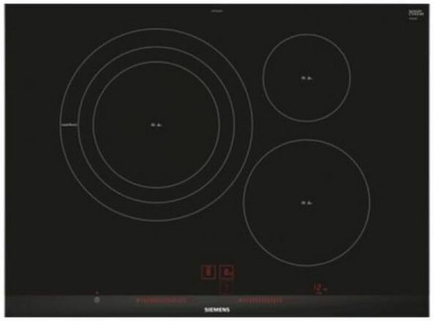 Siemens eh775ldc1e Integrated Black Induction Hob – Plate (Built-in, Induction, Black, Sensor, Top Front, 50/60 Hz)