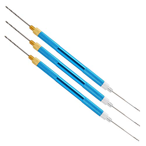 Xiuganpo 3 in 1 Fishing Kit Durable Bait Needle Tool for Fishing Enthusiasts Aluminium Alloy 3pcs Set