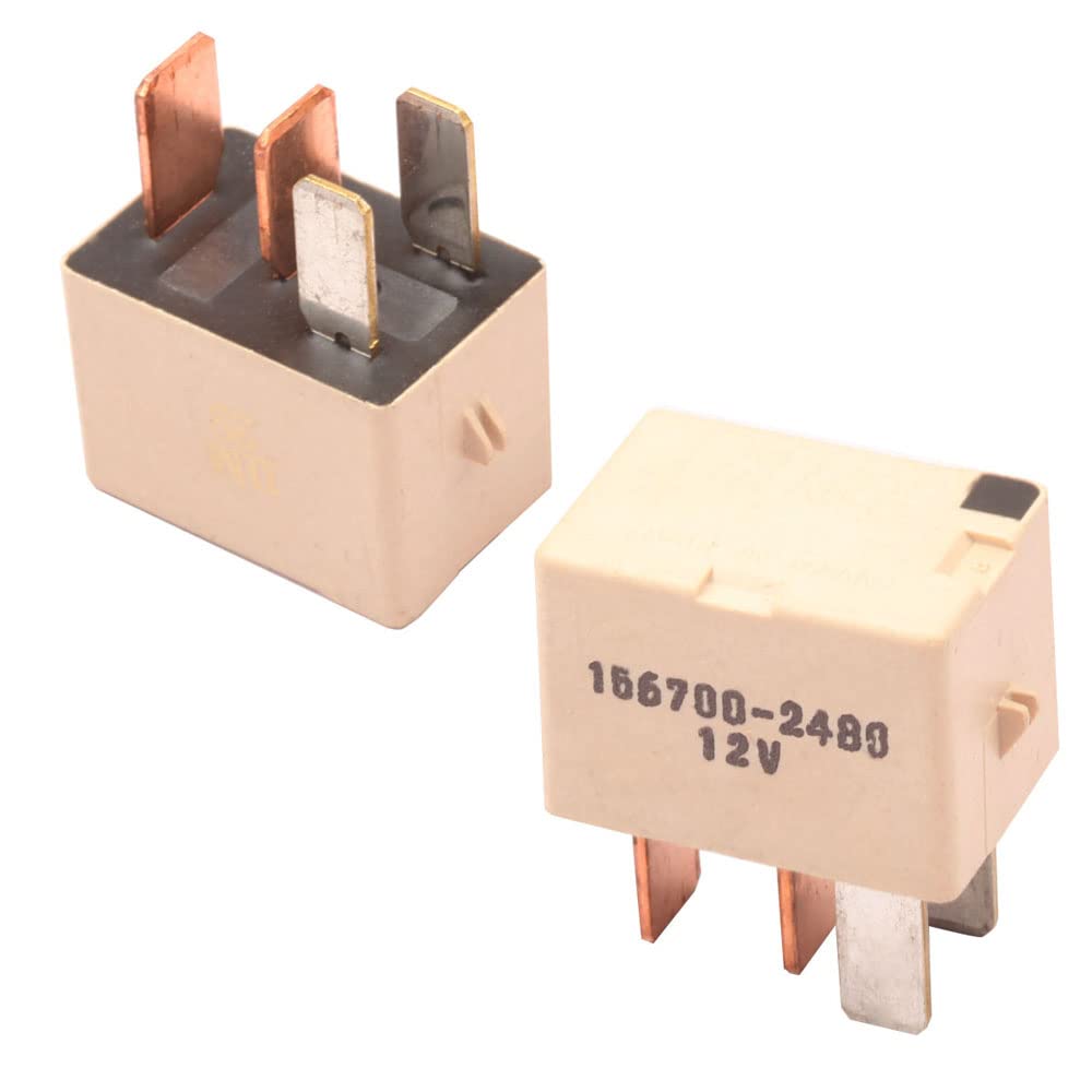 Amazon.co.jp: デンソーリレー 156700-2480 12V 4ピン コンプレッサー