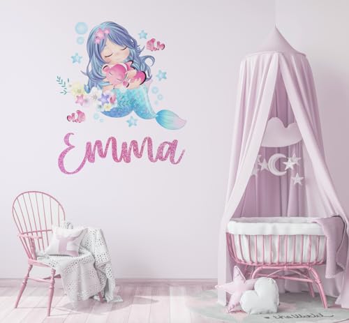 Vinilo Decorativo Personalizado Sirena para Pared