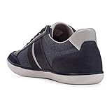 Transpirable Geox U Elver, Zapatillas Hombre, Azul Marino, 42 EU