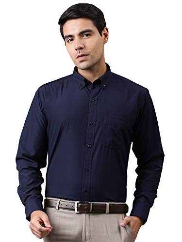 Image of English Navy Men Dress Shirt