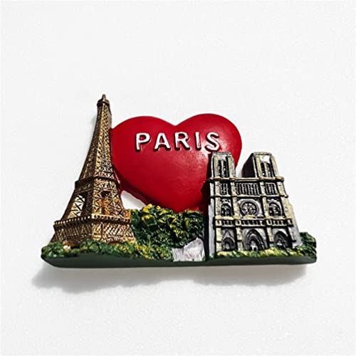 Imán decorativo París Francia para refrigerador miniatura 2