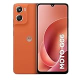 Smartphone Motorola Moto g06-128GB 12GB (4GB RAM + 8GB Ram Boost) e Camera 50MP com AI Bateria de 5200 mAh Tela 6.9' - Laranja