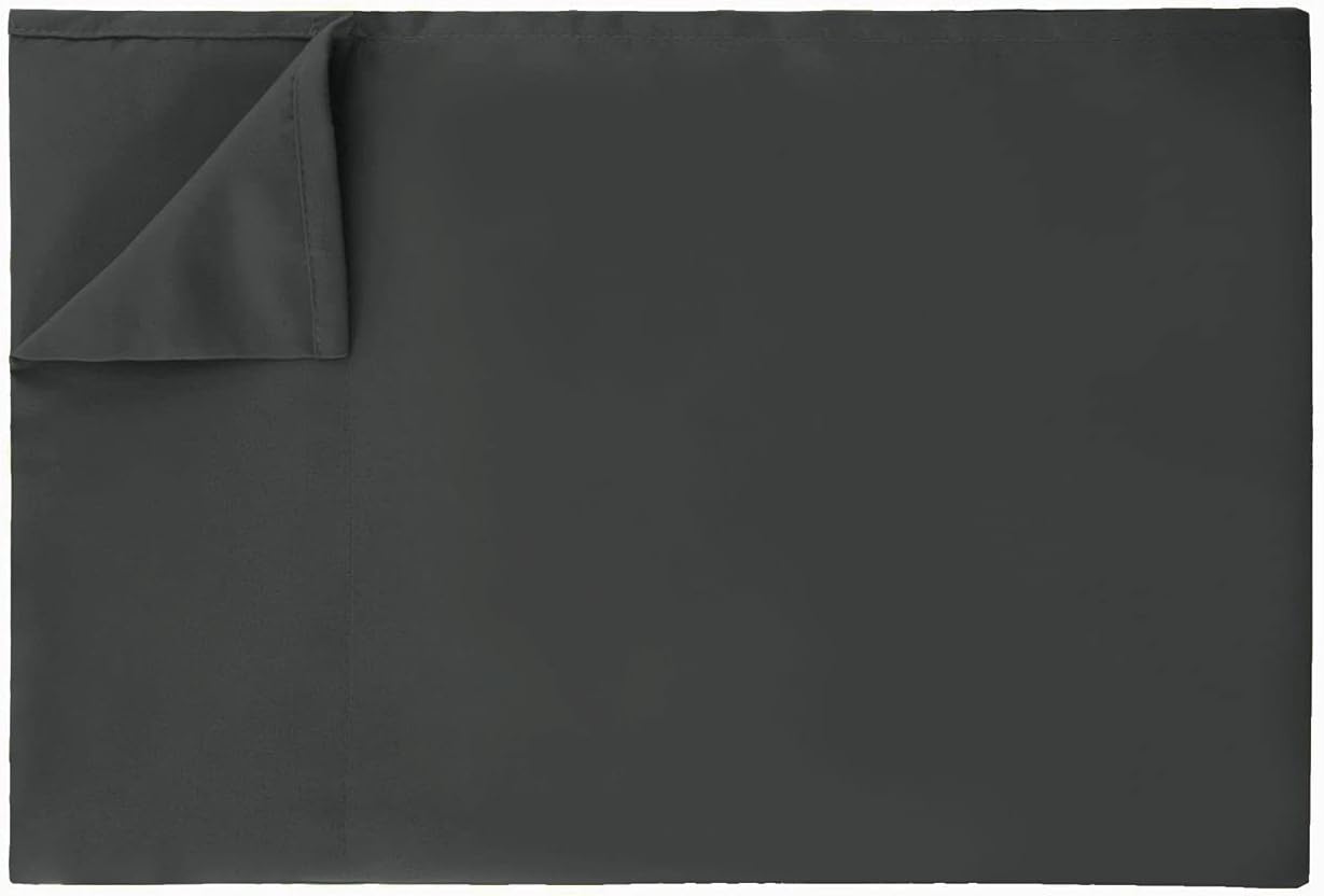 Ghooss Twin Size Flat Sheet Only-1500 Series Luxury Brushed Microfiber Bed Top Sheet,Wrinkle, Fade Resistant-1 Pack-White : Home & Kitchen