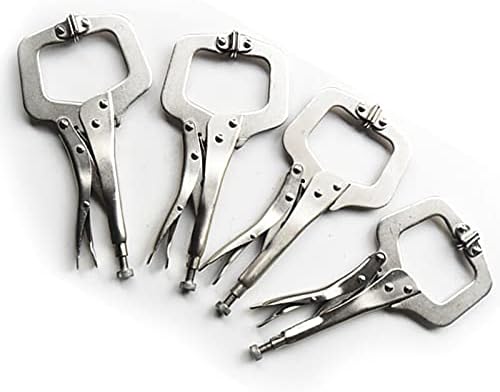 Kurtzy 13.3cm/5.23 Inches Metal Grip Locking C Clamp Pliers With