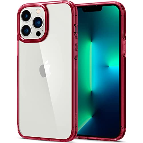 Image of Spigen for iPhone 13 Pro Max Case, Ultra Hybrid [No Magnet Ring][Anti-Yellowing] - Red Crystal