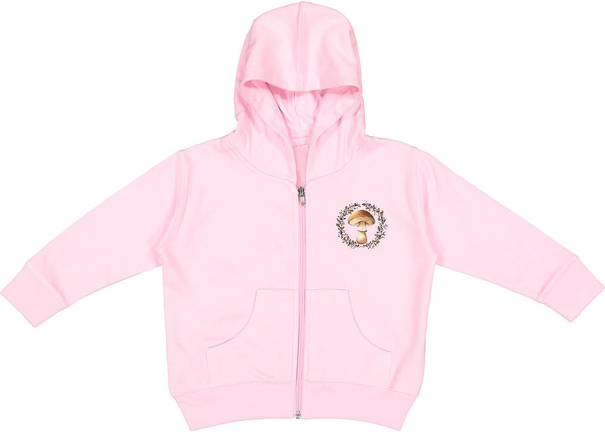 inktastic Cottagecore Forest Mushroom Fall Toddler Hooded Jacket