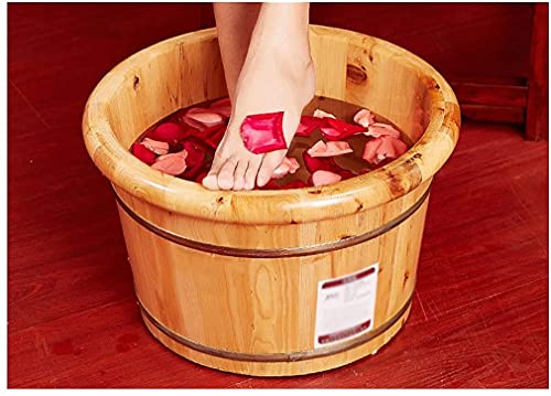 Spa de pies de madera sólida Katzowen 26cm miniatura 6