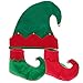 TOYANDONA Costume da Elfo Natalizio Set Elf Cappello E Scarpe per Bambini Costume Accessori per Masquerade Festa di Natale 5-8 Anni