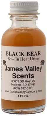 James Valley Scents Black Bear Sow in Heat Gland Lure - Liquid