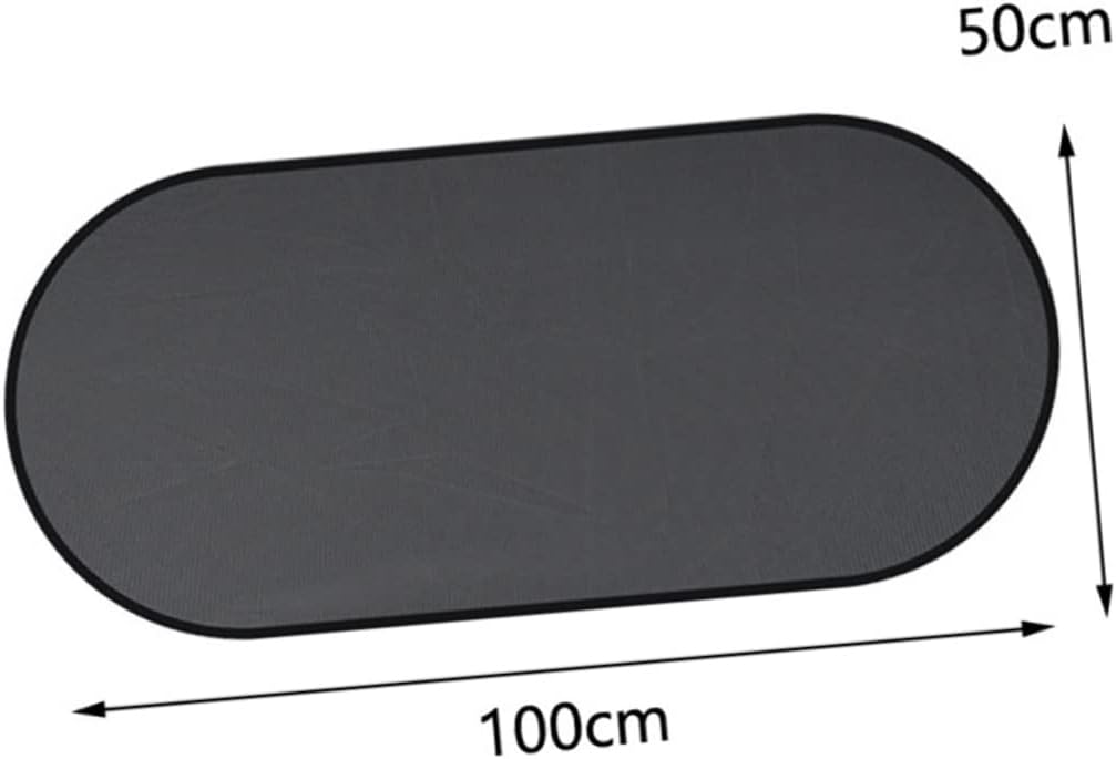 OUNONA 4sets Car Window Sun Shade Curtain Mesh Block Rays Boys and Girls Friendly Easy to Install Fits Front Rear Reduces Interior Heat