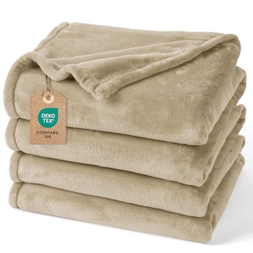 PHF Kuscheldecke Flauschig Fleecedecke 230x270cm - Oeko-Tex Weich Warm Wohndecke, 1PC Decke Blanket für Couch Sofa Bett… – Ansicht 1