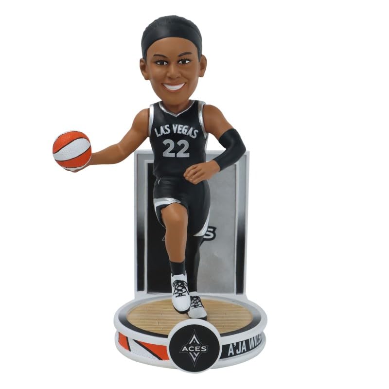 Bobblehead WNBA A'ja Wilson décorez votre bureau de sport