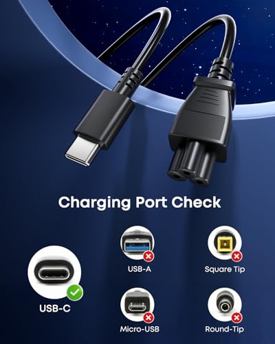 65W USB-C AC Charger Compatible with Noco Portable Jump Starter Boost X GBX45 GBX55 GBX75 GBX155, Boost Air AX65 Power S - Additional View