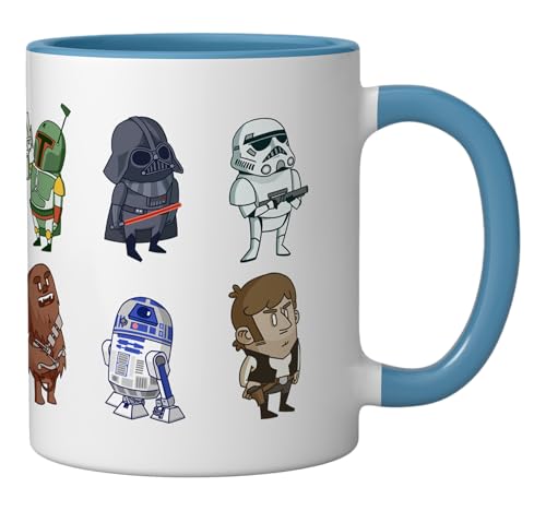 Taza cerámica Star Wars Chibi personajes 11 onzas miniatura 2
