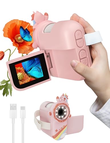 Microscope Portable Enfant Avec écran 2 Pouces – Grossissement 1000x – Kit Lames Inclus – Cadeau éducatif