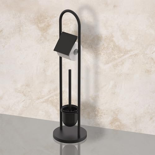 Ensemble WC Relaxdays pour une salle de bain moderne et ordonnée - 4