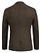 Men's British Tweed Suit Blazer Premium Wool Blend Herringbone Wedding Brown XL
