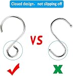 160 PCS S Shape Hooks, Stainless Steel Hook Small Ornament Hook DIY Jewelry Accessories for Crystal Bead Curtain Christmas Tree Baubles Decoration