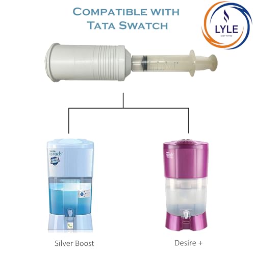 Image of Cleaning Syringe, Injection Compatible With Kent Gold, Kent Gold+, Kent Optima, Tata Swach Water Purifiers Uf Membrane (50Ml Syringe), Membrane Flushing, Maintenance Tool