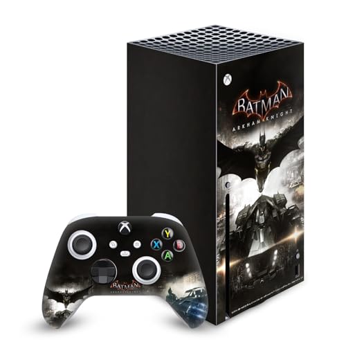 Skin vinyle Xbox Series X Batman Arkham pour setup gaming
