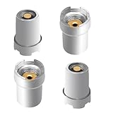 Marvexi 4Pcs 510 Stainless Steel Thread Screw Converter, Thread Adapter, Iron Soldering Adapter Connector Accessories for Electronic Equipment Circuit Board Repair