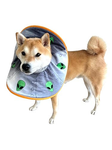 Disfraz Collar Cuello Alien para Perro ComfyCamper Mediano miniatura 2
