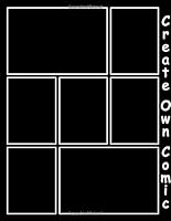 Create Own Comic : Blank Comic Book for Comic Drawing and Comic Fantasy,Comic for Kids/Teens/Students 1671757750 Book Cover