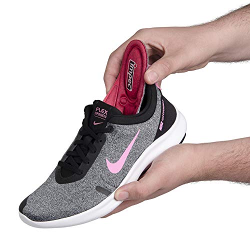 Palmilha Conforto Feminina Memory, Impec, Vermelho, M(36-38), Pacote de 2