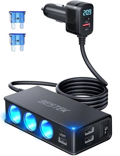 BESTEK 9-in-1 Multi Car Charger
