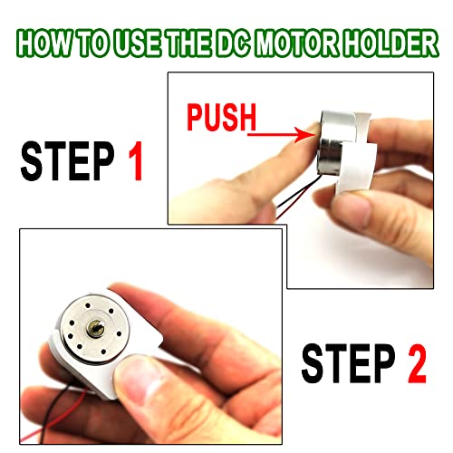 Eudax 6 Set Mini Generator Motors 3V-12V Dc Motor Electric Motor With Propellers Fan Leaf For Diy Electronic Toys Wind Turbine Hand Cranked Power Model School Project Educational Physics Experiment #TOP4