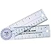 Plastic Angle Rule Goniometer 7" 360 Degrees
