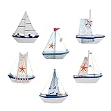 【Large application】 : le voilier d'exposition en bois est adapté pour décorer la pièce, toute autre fête événement sur le thème nautique de la plage et comme accessoire photo, etc. De plus, ils constituent un parfait pour la famille, les amis les invités.