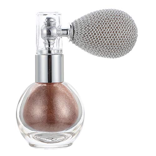 LALAFINA Shimmering Body Spray Glitter Highlighter Makeup Powder Sprayer Bottle for Women Girls Multi-use for Face Body Hair