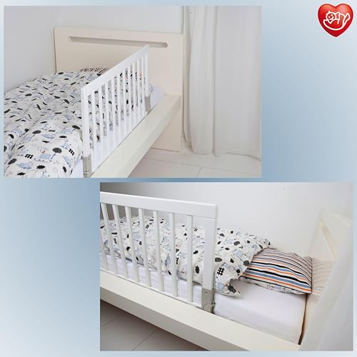 Evita caídas infantiles con la barrera de seguridad para cama Baby Dan de madera 8