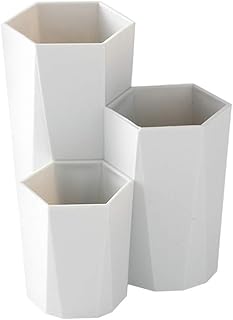 Toyvian, portapenne per trucchi, porta pennelli da trucco, portapenne (grigio)