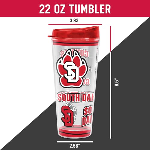 Image of Rico Industries NCAA College Double Wall Mayhem 16oz Or 20oz Tritan Tumbler W Lid
