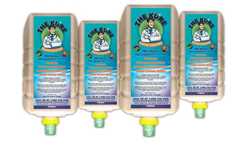The Kure Natural Industrial Premium Hand Cleaner 4 Pack Refill without Dispenser