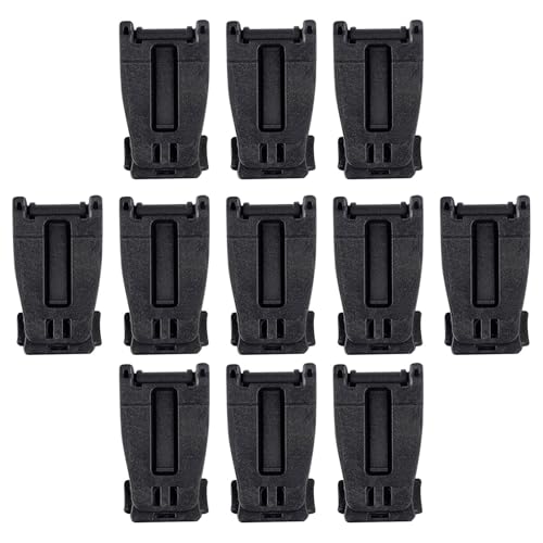 Hebilla fija de precision con clip para correa de mochila Toyvian de POM resistente al desgaste